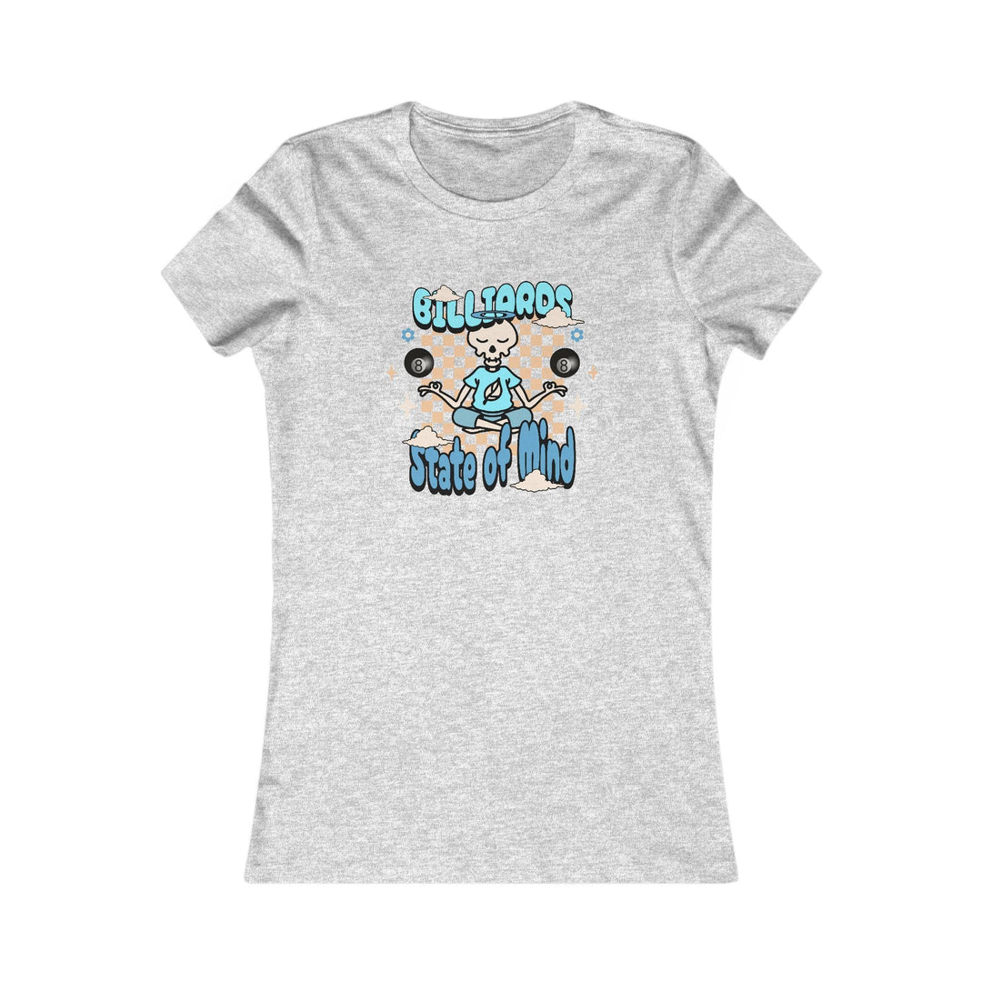 Billiards State of Mind - Women's Fitted Tee - BFLY BILLIARDS