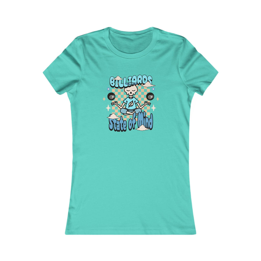 Billiards State of Mind - Women's Fitted Tee - BFLY BILLIARDS