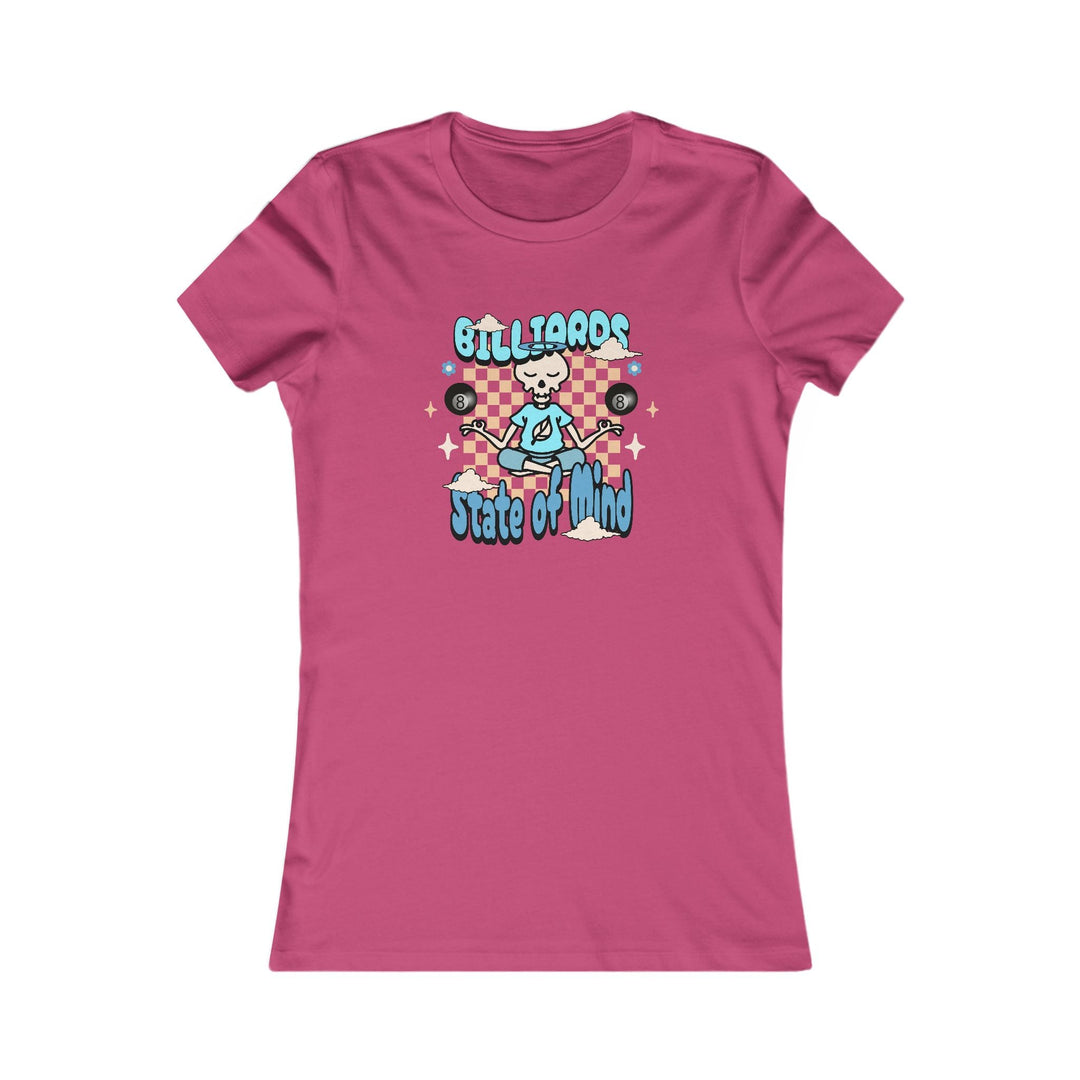 Billiards State of Mind - Women's Fitted Tee - BFLY BILLIARDS