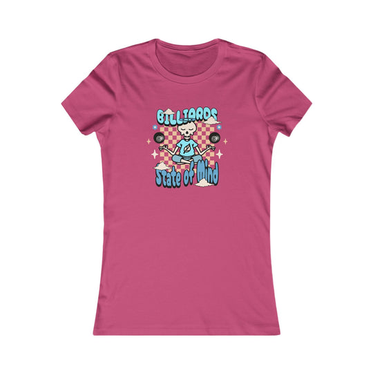 Billiards State of Mind - Women's Fitted Tee - BFLY BILLIARDS