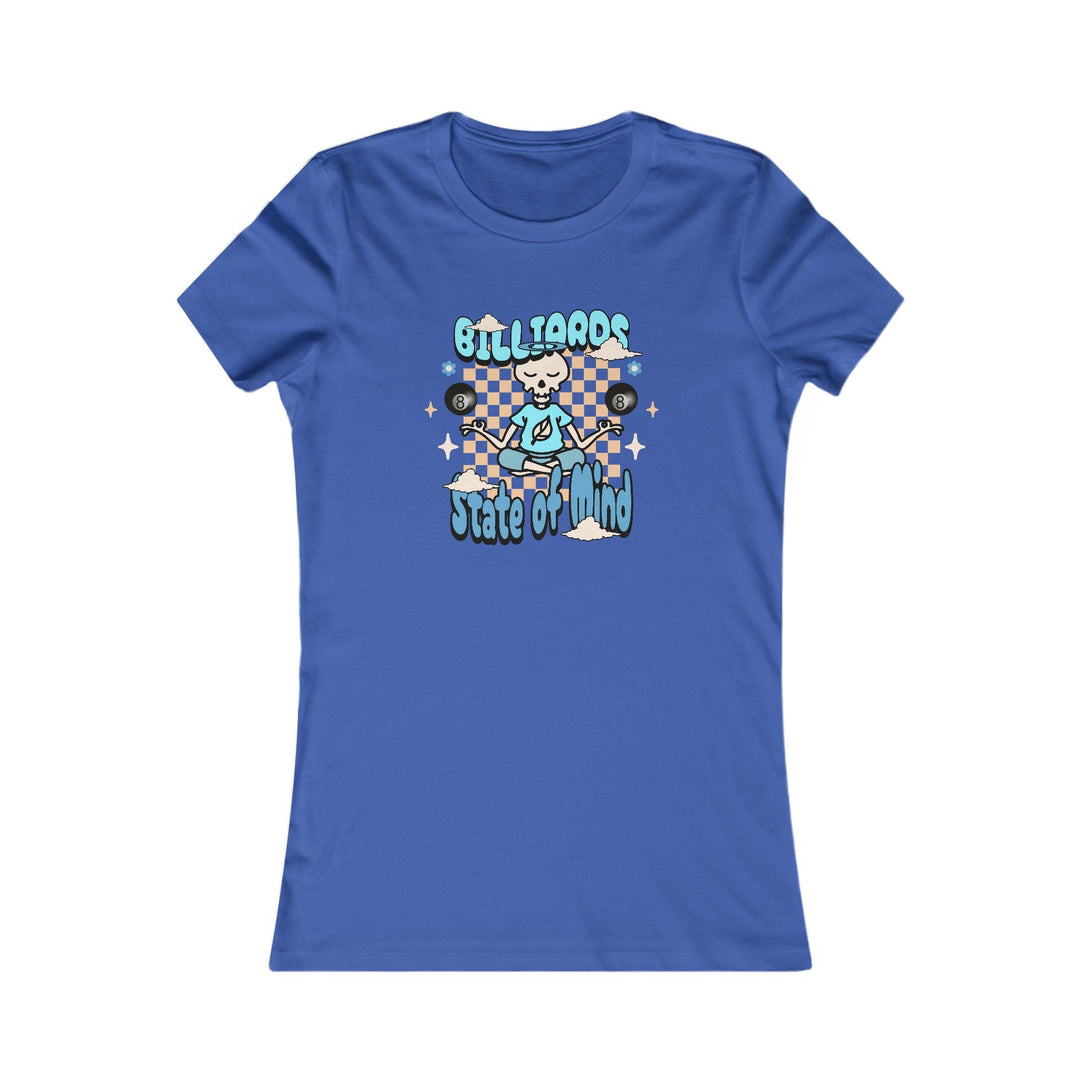 Billiards State of Mind - Women's Fitted Tee - BFLY BILLIARDS