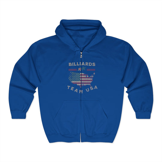 Billiards - Team USA - Full Zip Hoodie - BFLY BILLIARDS
