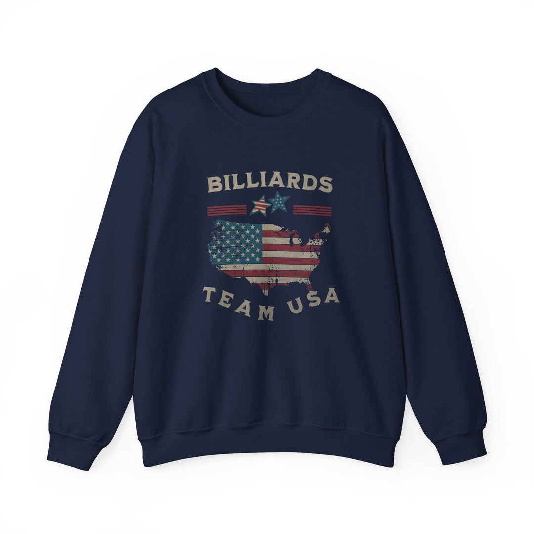 Billiards - Team USA - Unisex Crewneck Sweatshirt - BFLY BILLIARDS