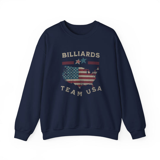 Billiards - Team USA - Unisex Crewneck Sweatshirt - BFLY BILLIARDS