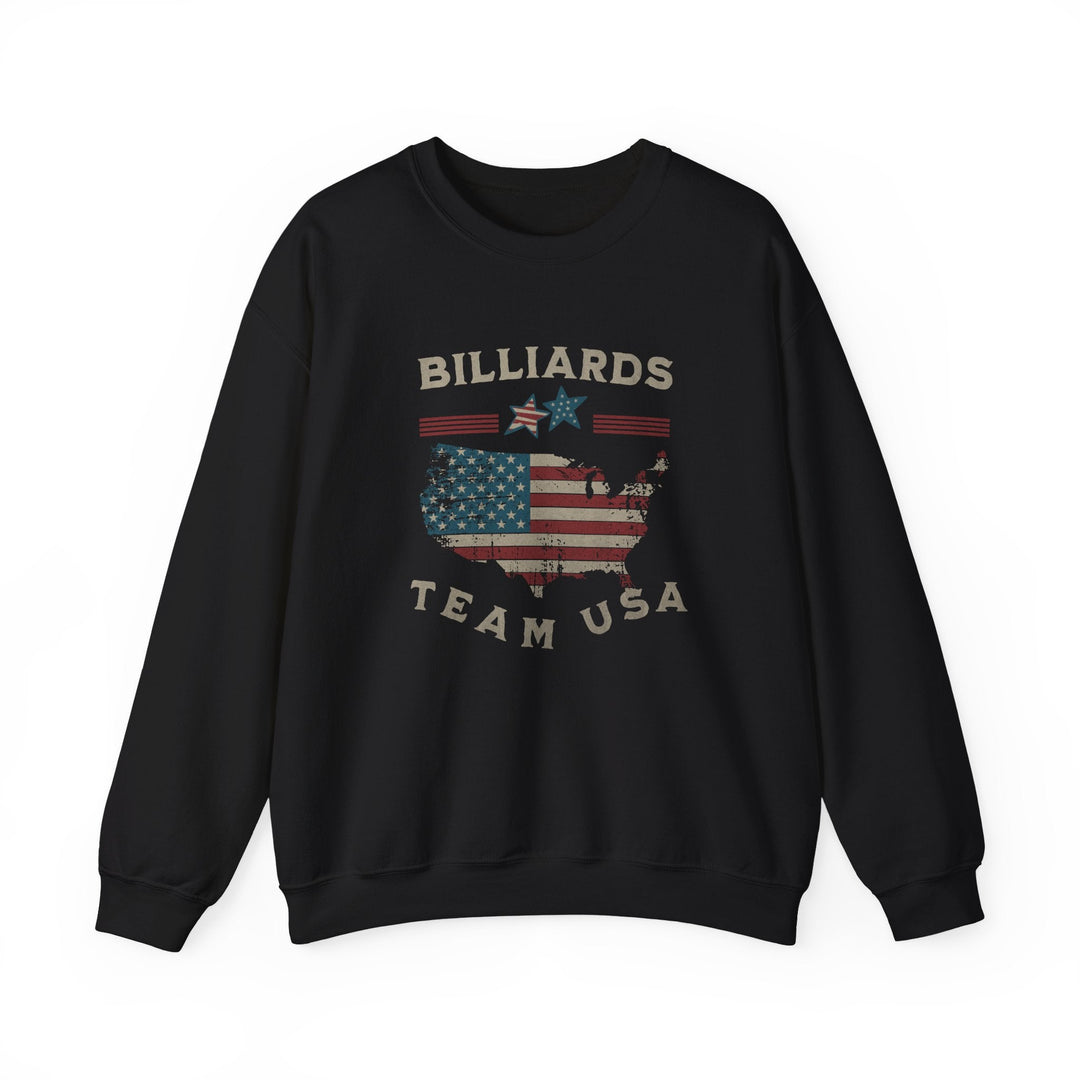 Billiards - Team USA - Unisex Crewneck Sweatshirt - BFLY BILLIARDS