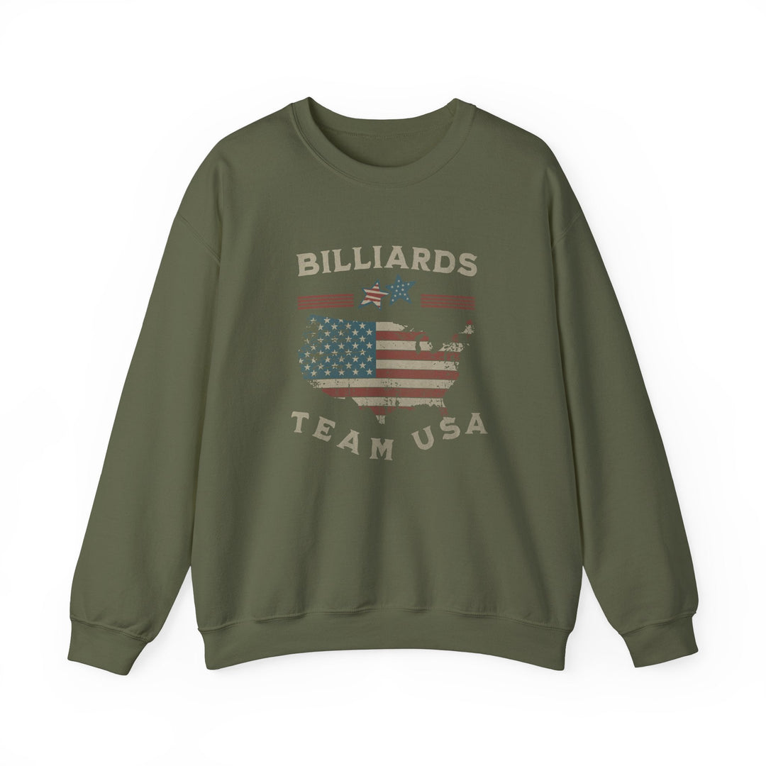 Billiards - Team USA - Unisex Crewneck Sweatshirt - BFLY BILLIARDS