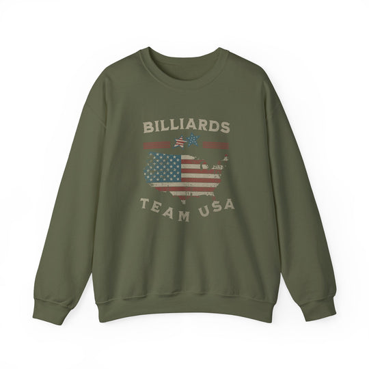 Billiards - Team USA - Unisex Crewneck Sweatshirt - BFLY BILLIARDS