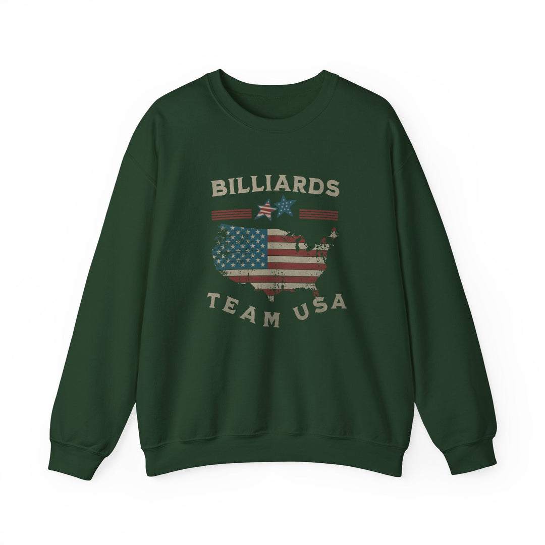 Billiards - Team USA - Unisex Crewneck Sweatshirt - BFLY BILLIARDS