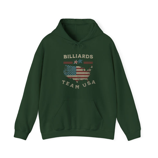 Billiards - Team USA - Unisex Pullover Hoodie - BFLY BILLIARDS