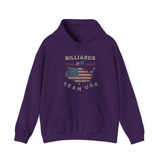 Billiards - Team USA - Unisex Pullover Hoodie - BFLY BILLIARDS