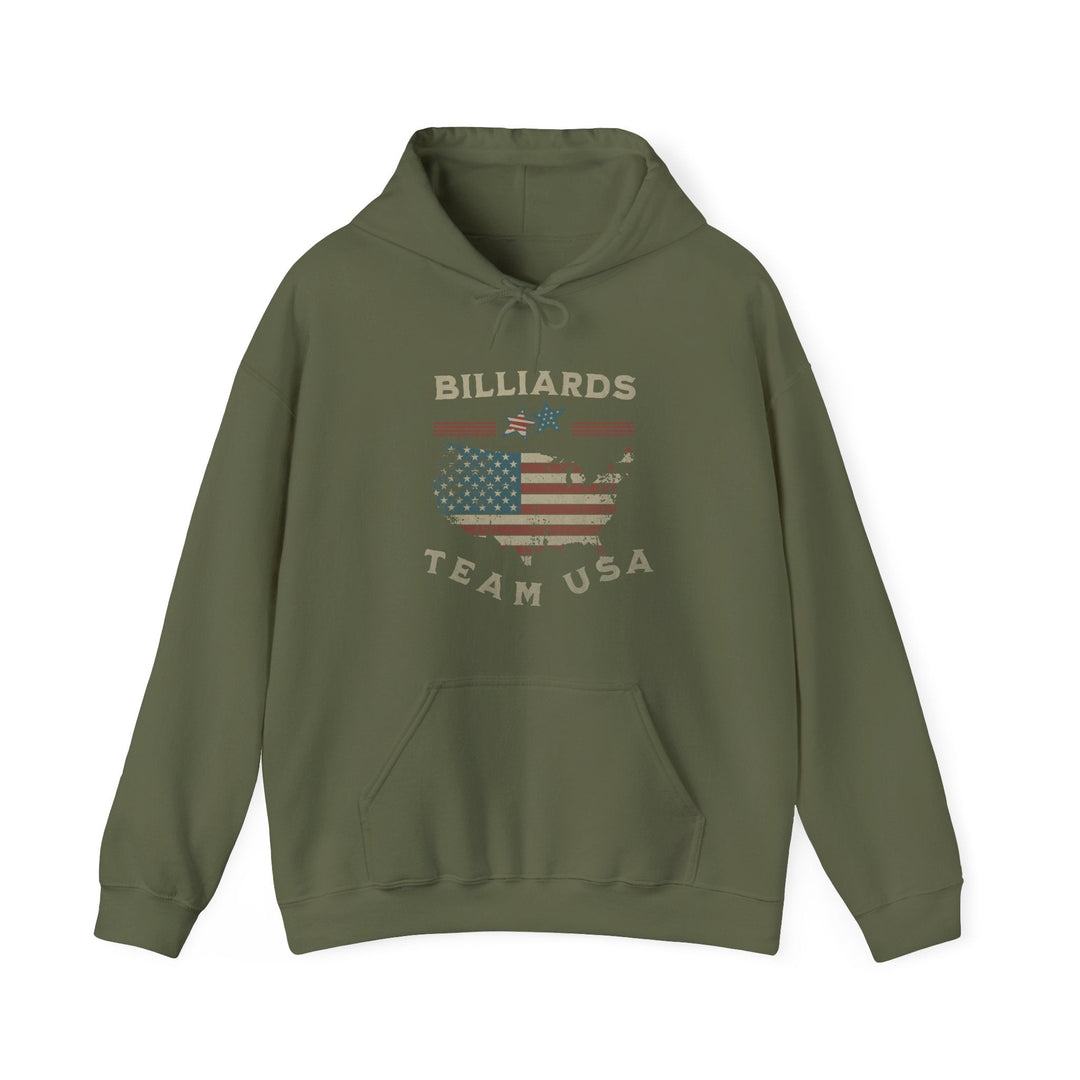 Billiards - Team USA - Unisex Pullover Hoodie - BFLY BILLIARDS