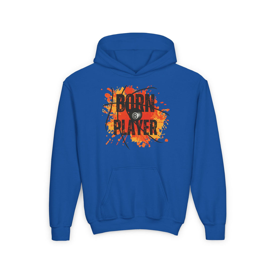 Born Player - 8 Ball - Unisex Youth Pullover Hoodie - BFLY BILLIARDS