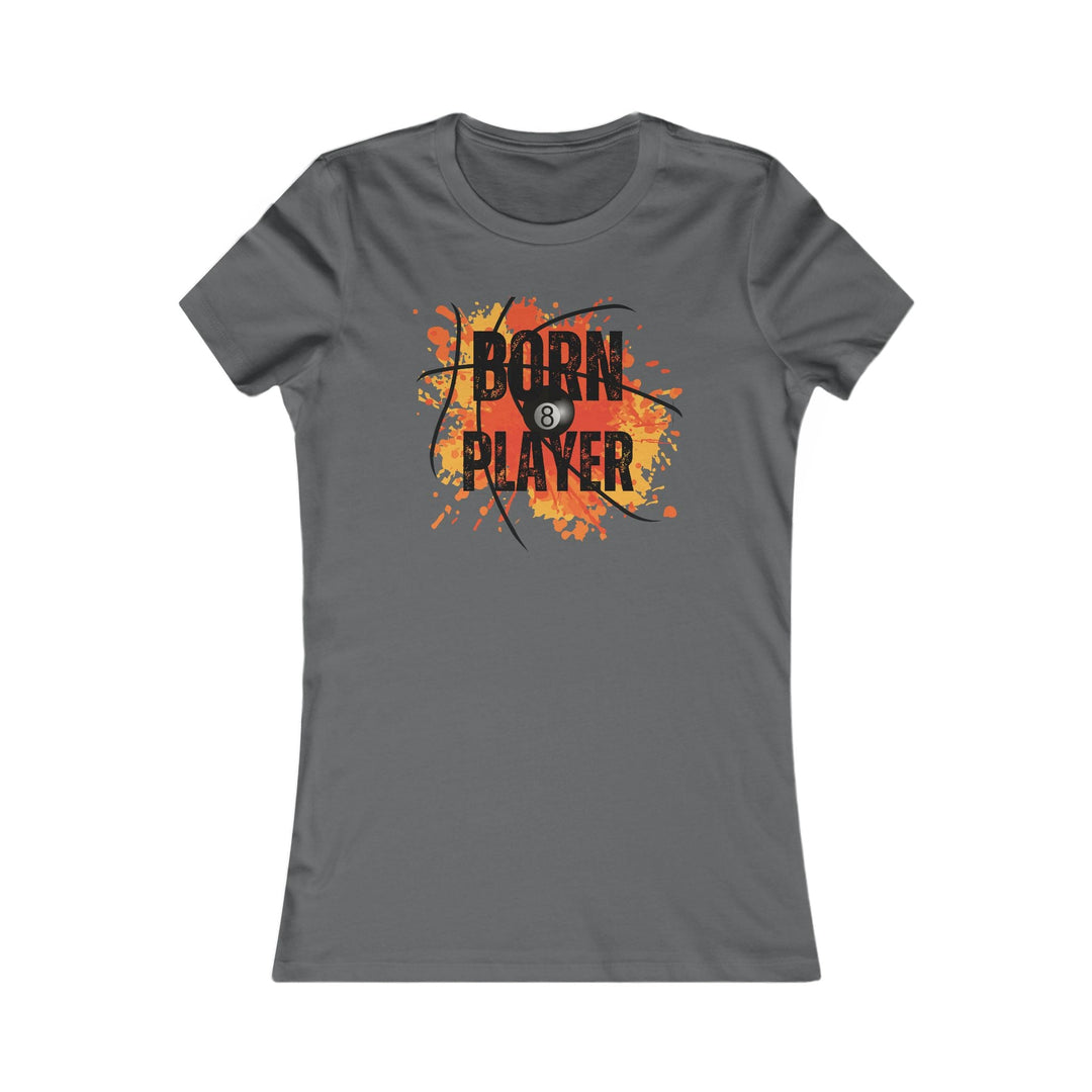 Born Player - 8 Ball - Women's Fitted Tee - BFLY BILLIARDS