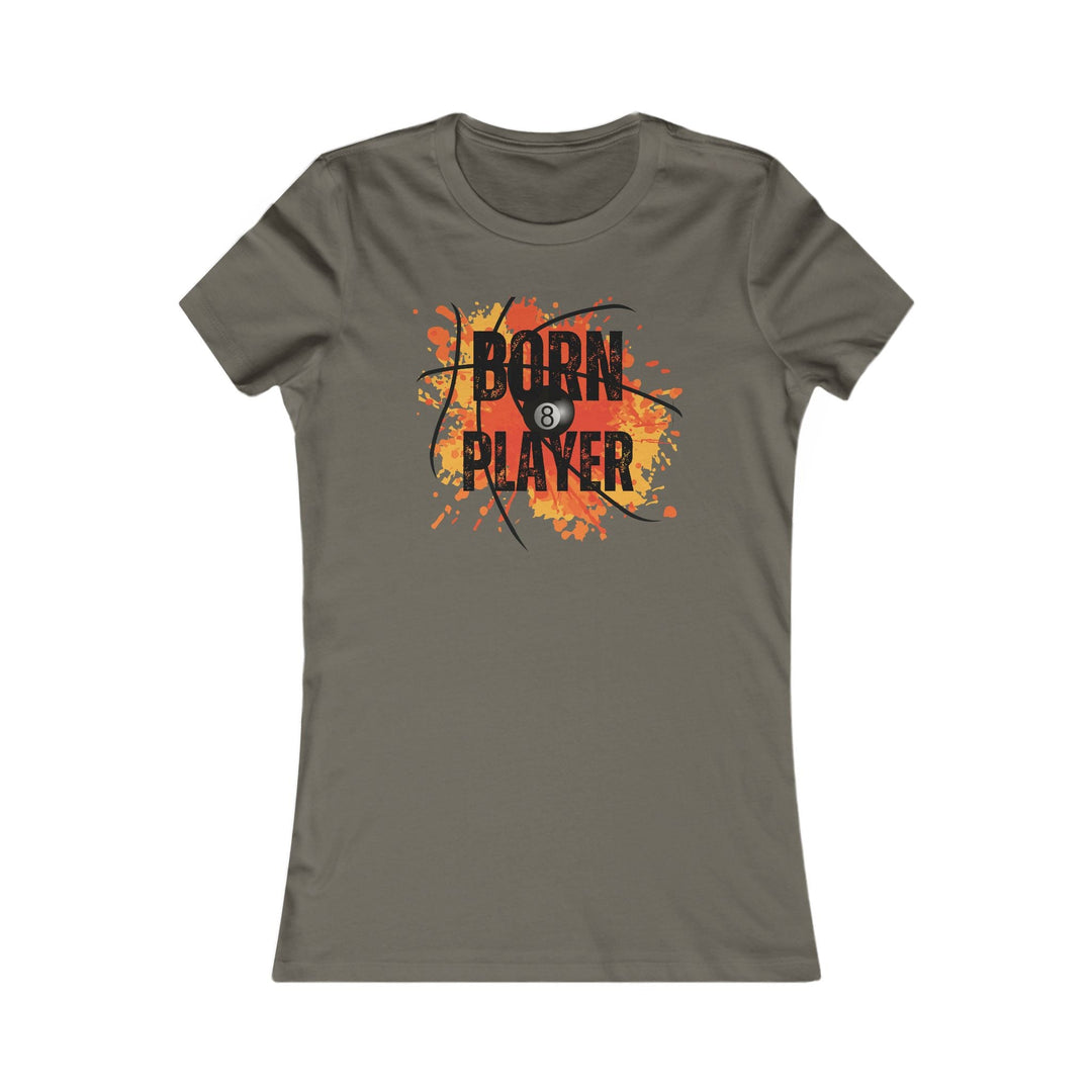 Born Player - 8 Ball - Women's Fitted Tee - BFLY BILLIARDS