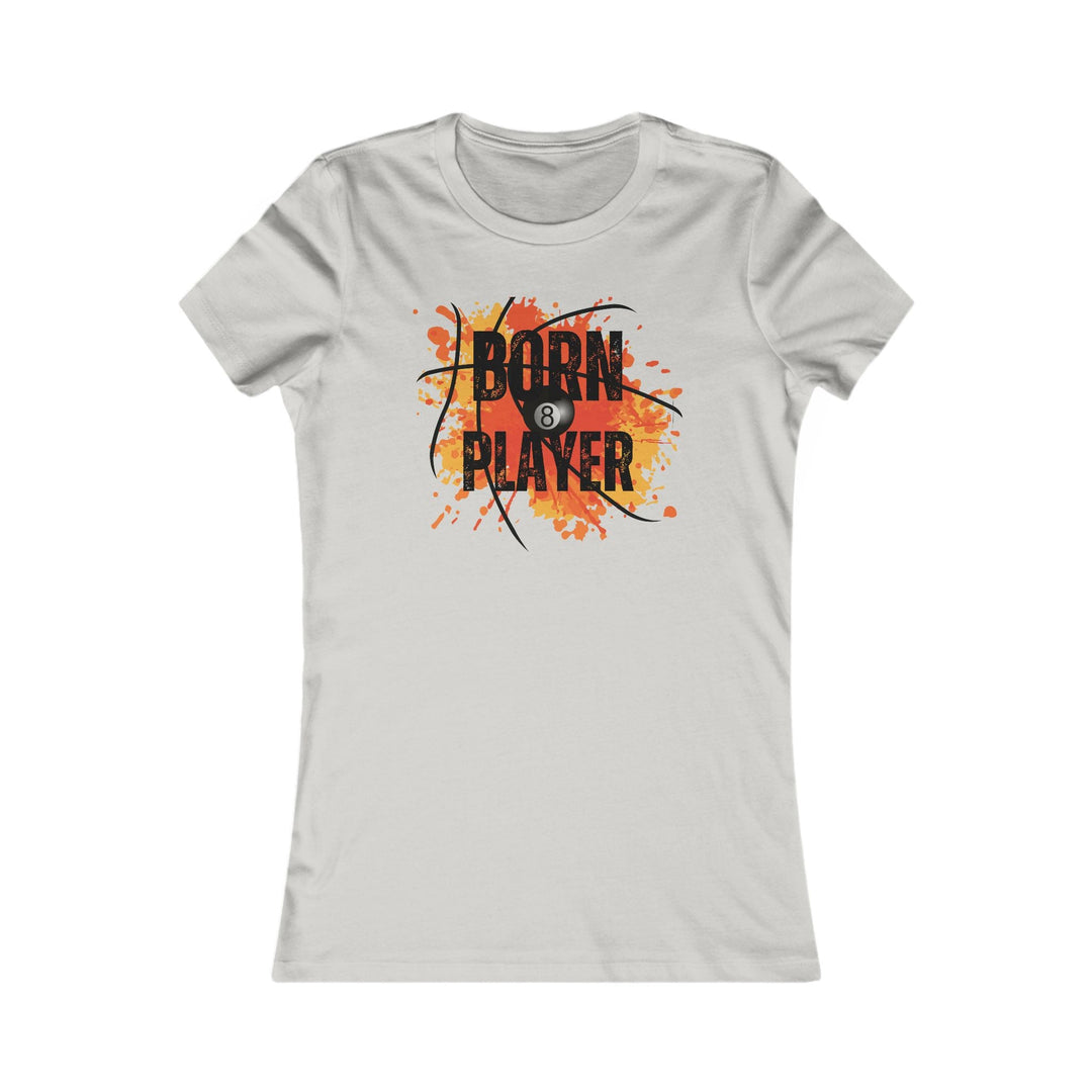 Born Player - 8 Ball - Women's Fitted Tee - BFLY BILLIARDS