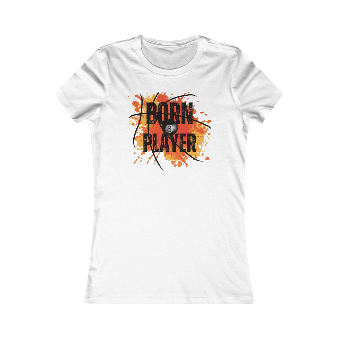 Born Player - 8 Ball - Women's Fitted Tee - BFLY BILLIARDS