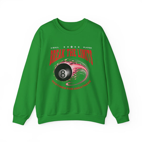 Break the Limits - 8 Ball - Unisex Crewneck Sweatshirt - BFLY BILLIARDS