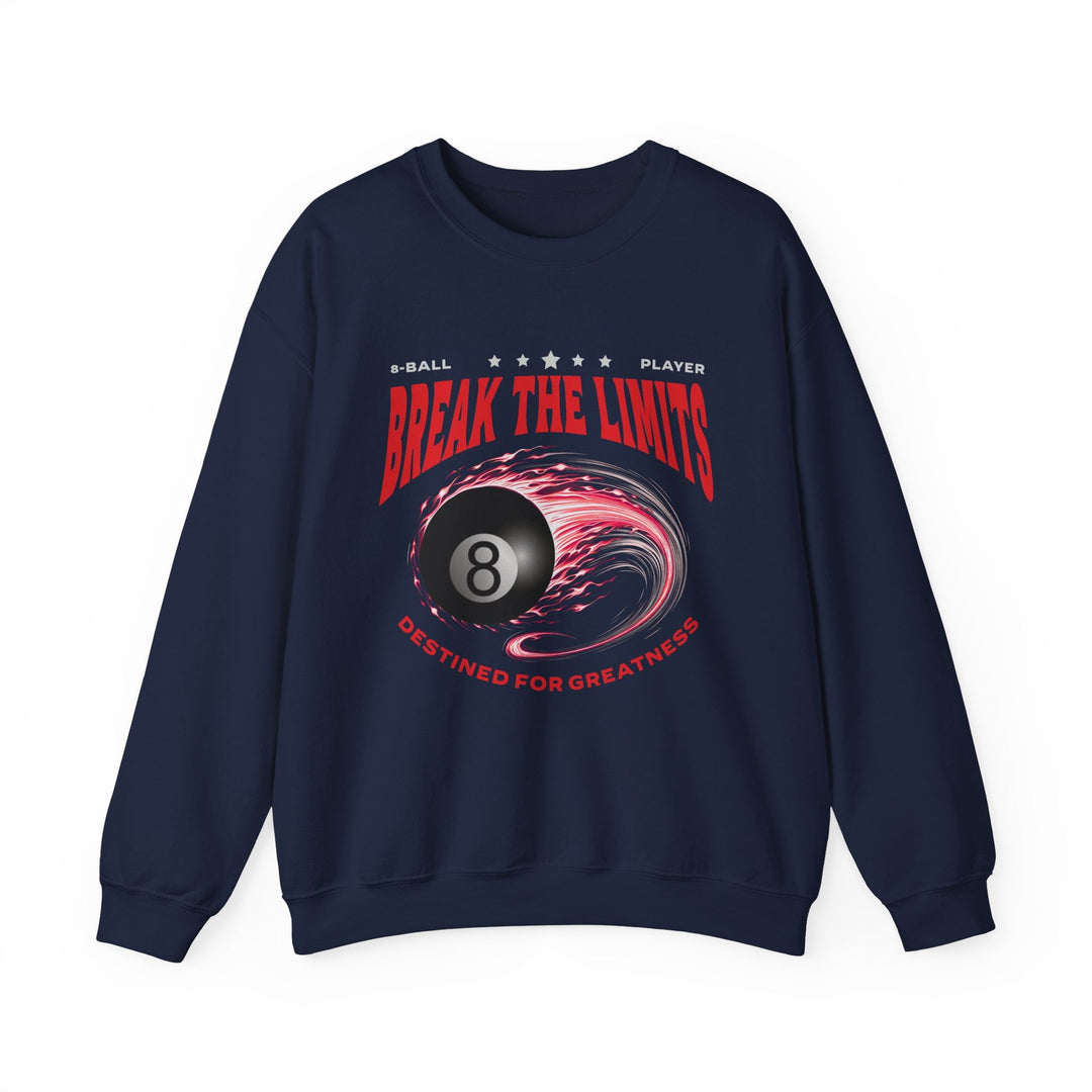 Break the Limits - 8 Ball - Unisex Crewneck Sweatshirt - BFLY BILLIARDS