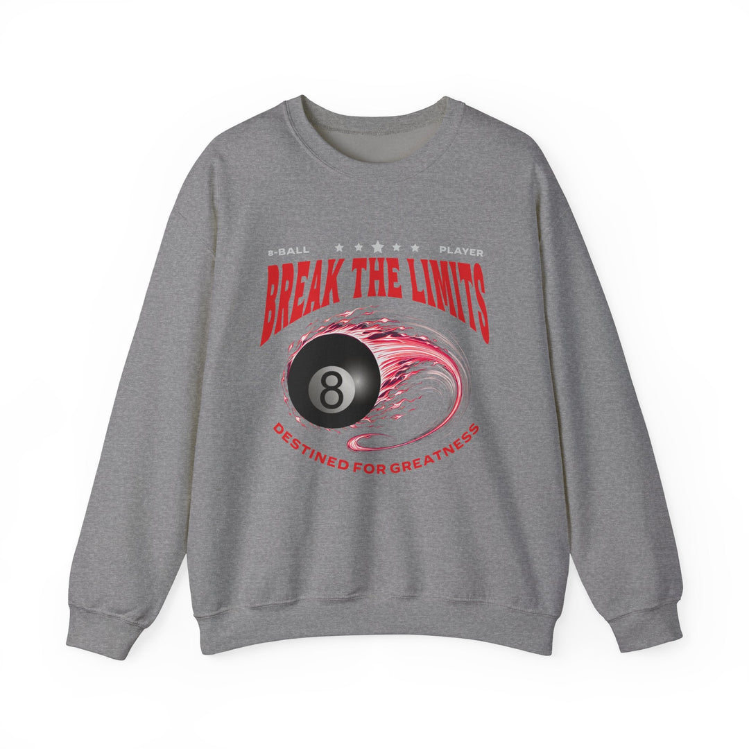 Break the Limits - 8 Ball - Unisex Crewneck Sweatshirt - BFLY BILLIARDS