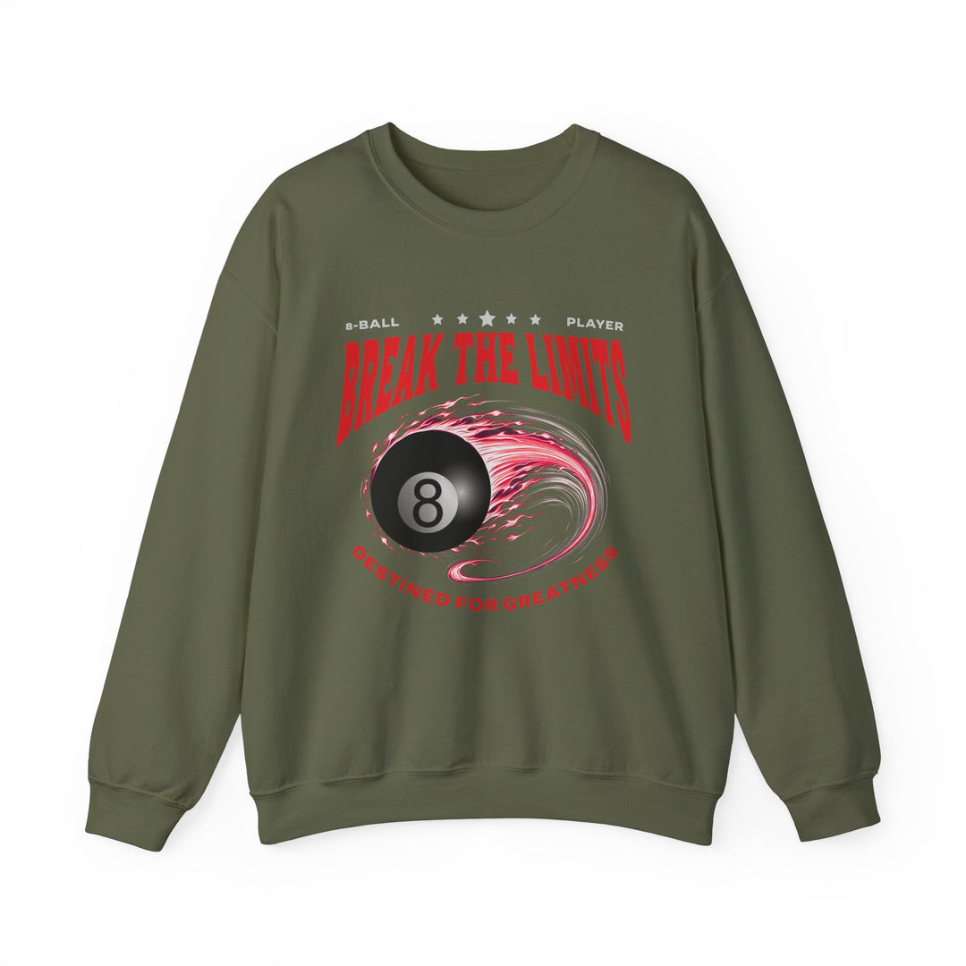 Break the Limits - 8 Ball - Unisex Crewneck Sweatshirt - BFLY BILLIARDS