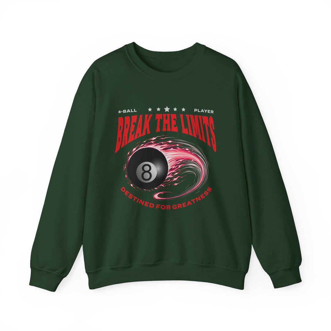 Break the Limits - 8 Ball - Unisex Crewneck Sweatshirt - BFLY BILLIARDS