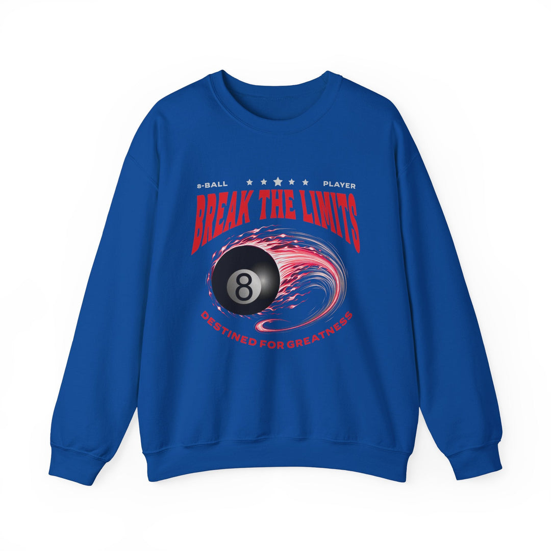 Break the Limits - 8 Ball - Unisex Crewneck Sweatshirt - BFLY BILLIARDS