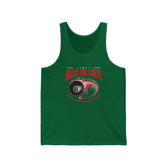 Break the Limits - 8 Ball - Unisex Tank Top - BFLY BILLIARDS