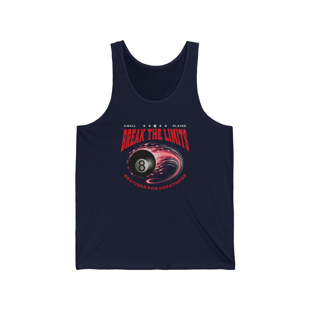 Break the Limits - 8 Ball - Unisex Tank Top - BFLY BILLIARDS