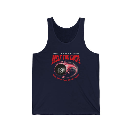 Break the Limits - 8 Ball - Unisex Tank Top - BFLY BILLIARDS