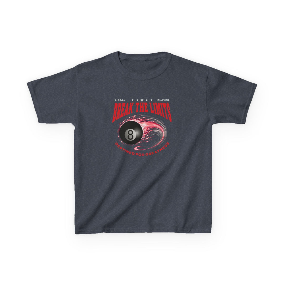 Break the Limits - 8 Ball - Youth Cotton Tee - BFLY BILLIARDS