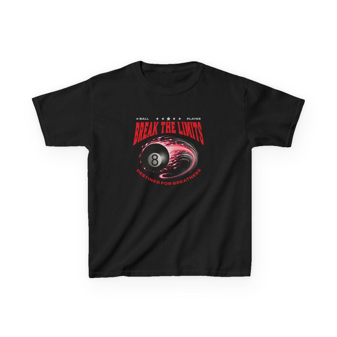 Break the Limits - 8 Ball - Youth Cotton Tee - BFLY BILLIARDS