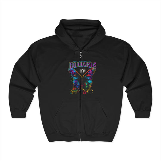 Butterfly Billiards - Full Zip Hoodie - BFLY BILLIARDS