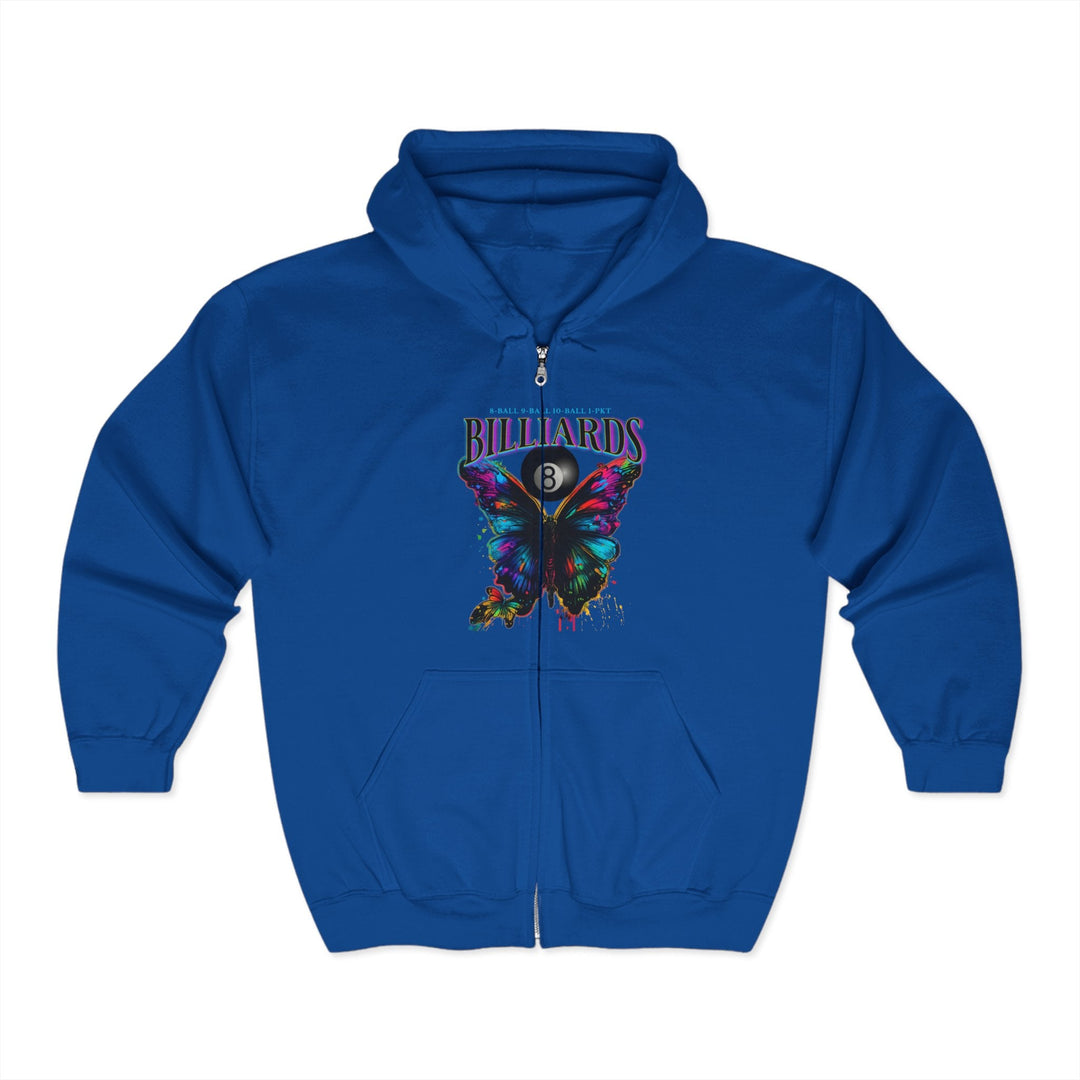 Butterfly Billiards - Full Zip Hoodie - BFLY BILLIARDS
