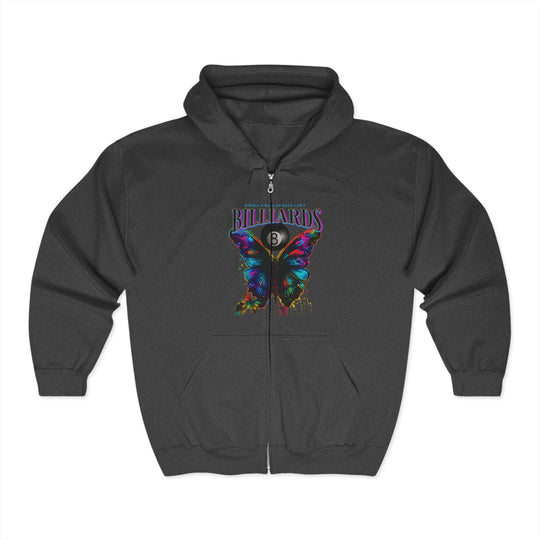 Butterfly Billiards - Full Zip Hoodie - BFLY BILLIARDS