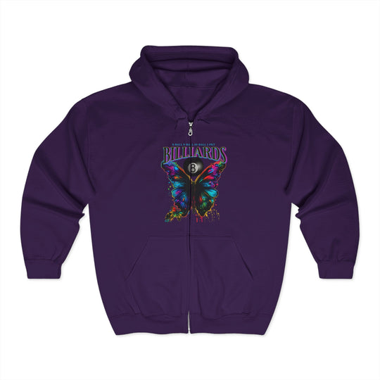 Butterfly Billiards - Full Zip Hoodie - BFLY BILLIARDS