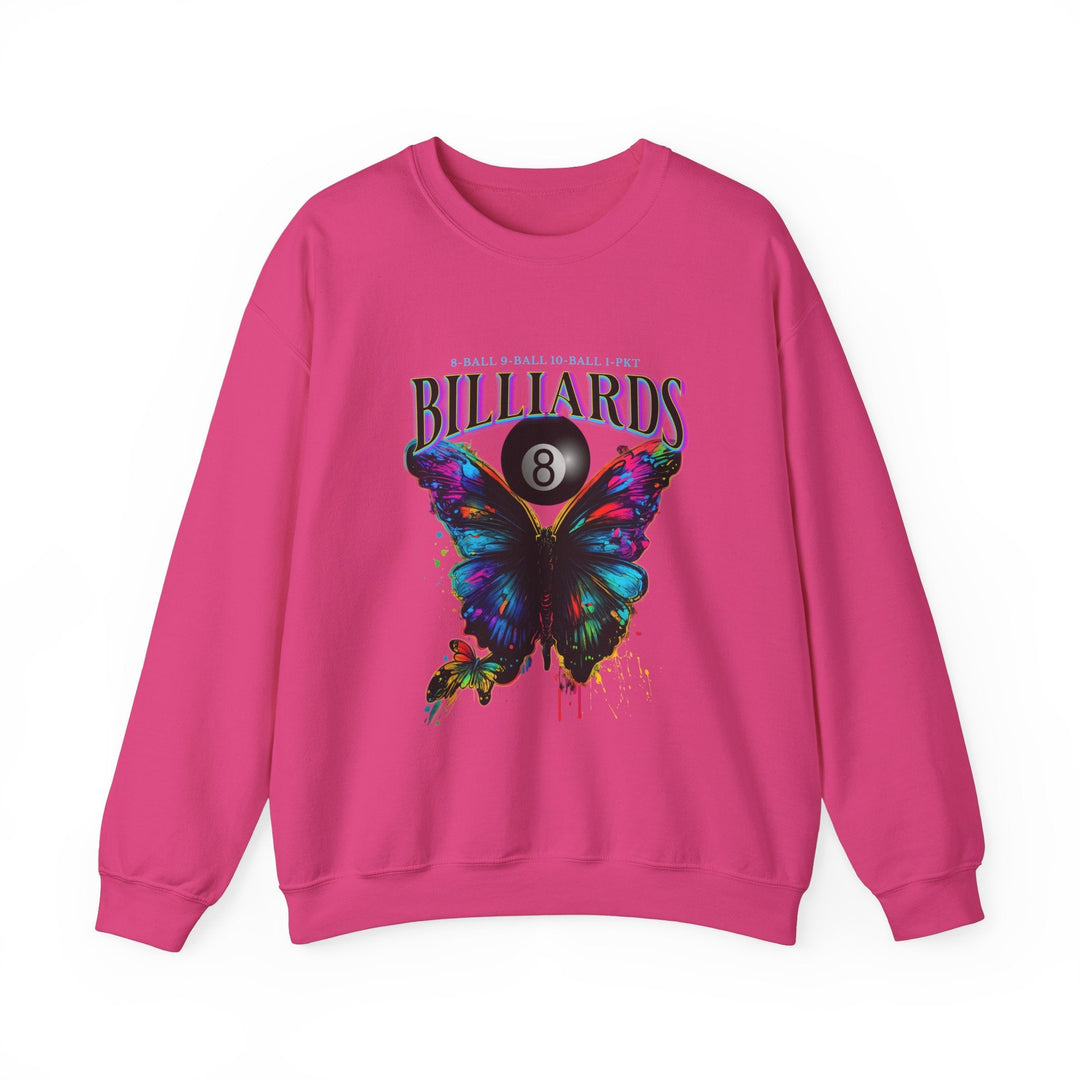 Butterfly Billiards - Unisex Crewneck Sweatshirt - BFLY BILLIARDS
