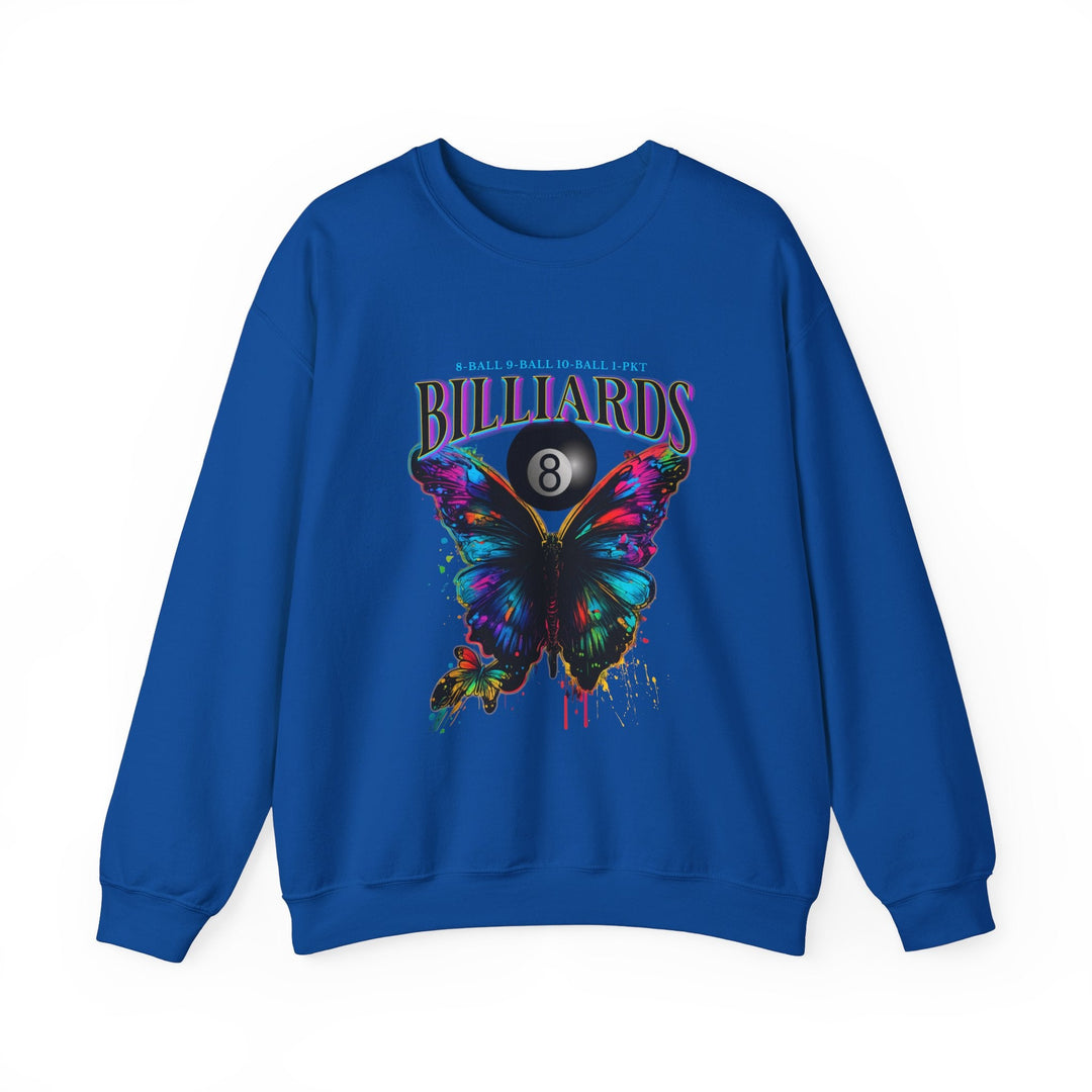 Butterfly Billiards - Unisex Crewneck Sweatshirt - BFLY BILLIARDS