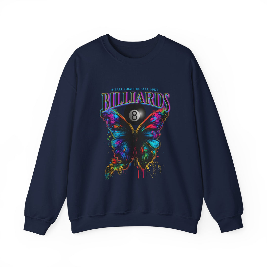 Butterfly Billiards - Unisex Crewneck Sweatshirt - BFLY BILLIARDS