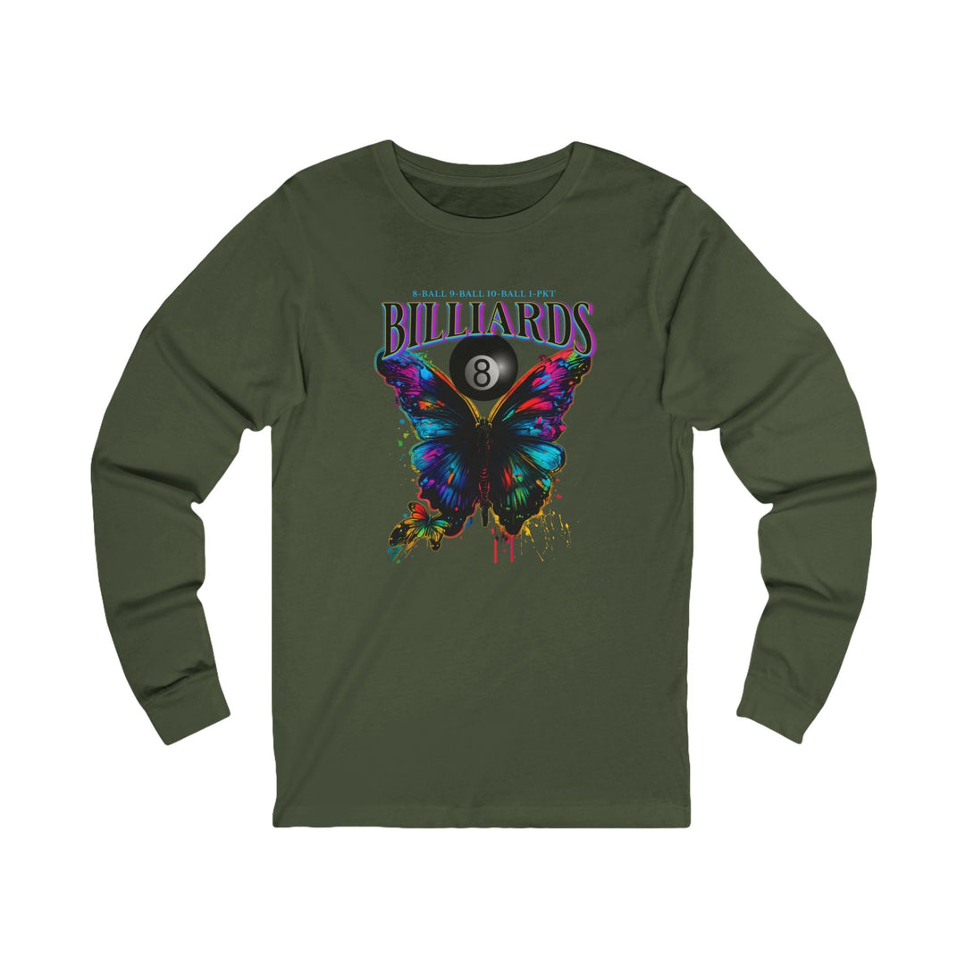 Butterfly Billiards - Unisex Long Sleeve Tee - BFLY BILLIARDS