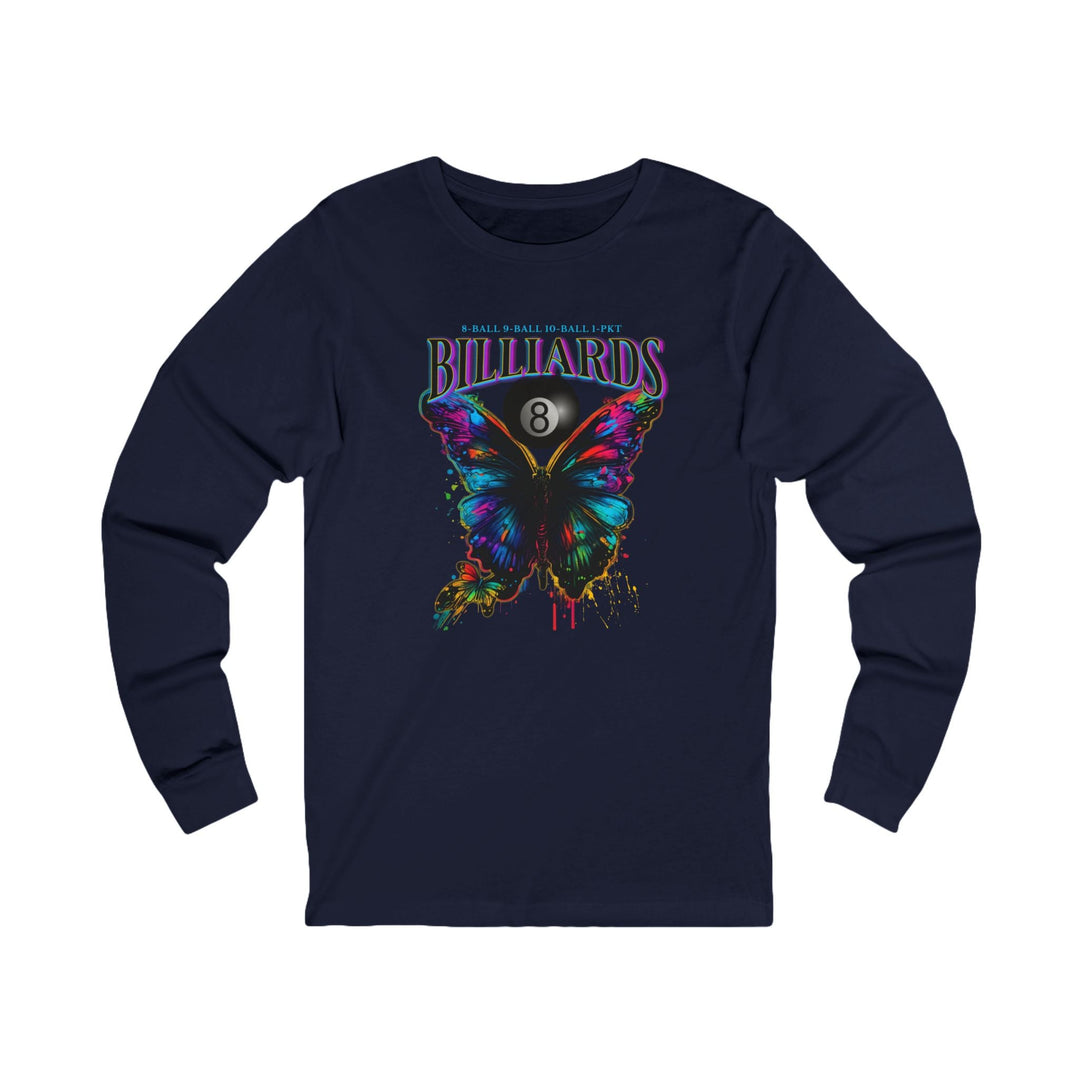 Butterfly Billiards - Unisex Long Sleeve Tee - BFLY BILLIARDS