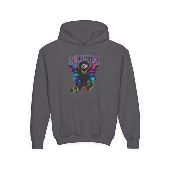 Butterfly Billiards - Unisex Youth Pullover Hoodie - BFLY BILLIARDS