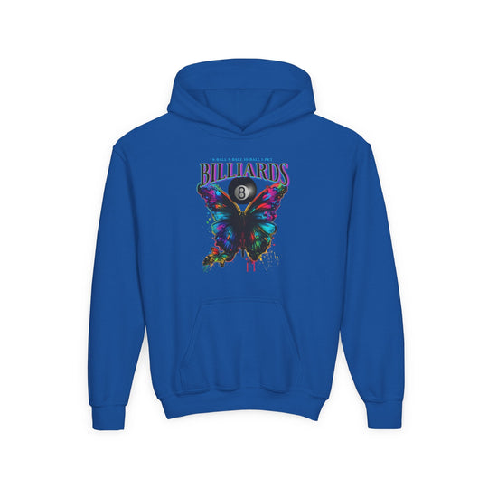 Butterfly Billiards - Unisex Youth Pullover Hoodie - BFLY BILLIARDS
