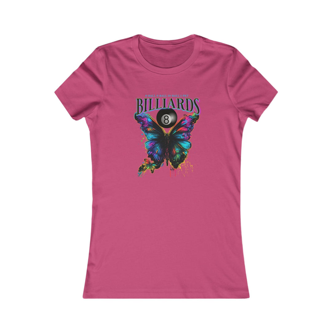 Butterfly Billiards - Women's Fitted Tee - BFLY BILLIARDS
