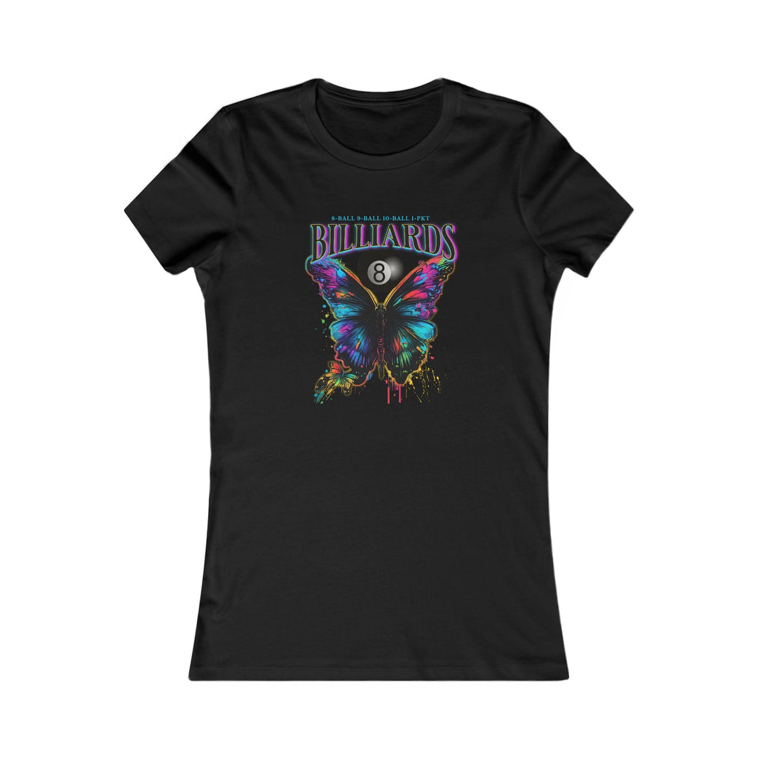 Butterfly Billiards - Women's Fitted Tee - BFLY BILLIARDS