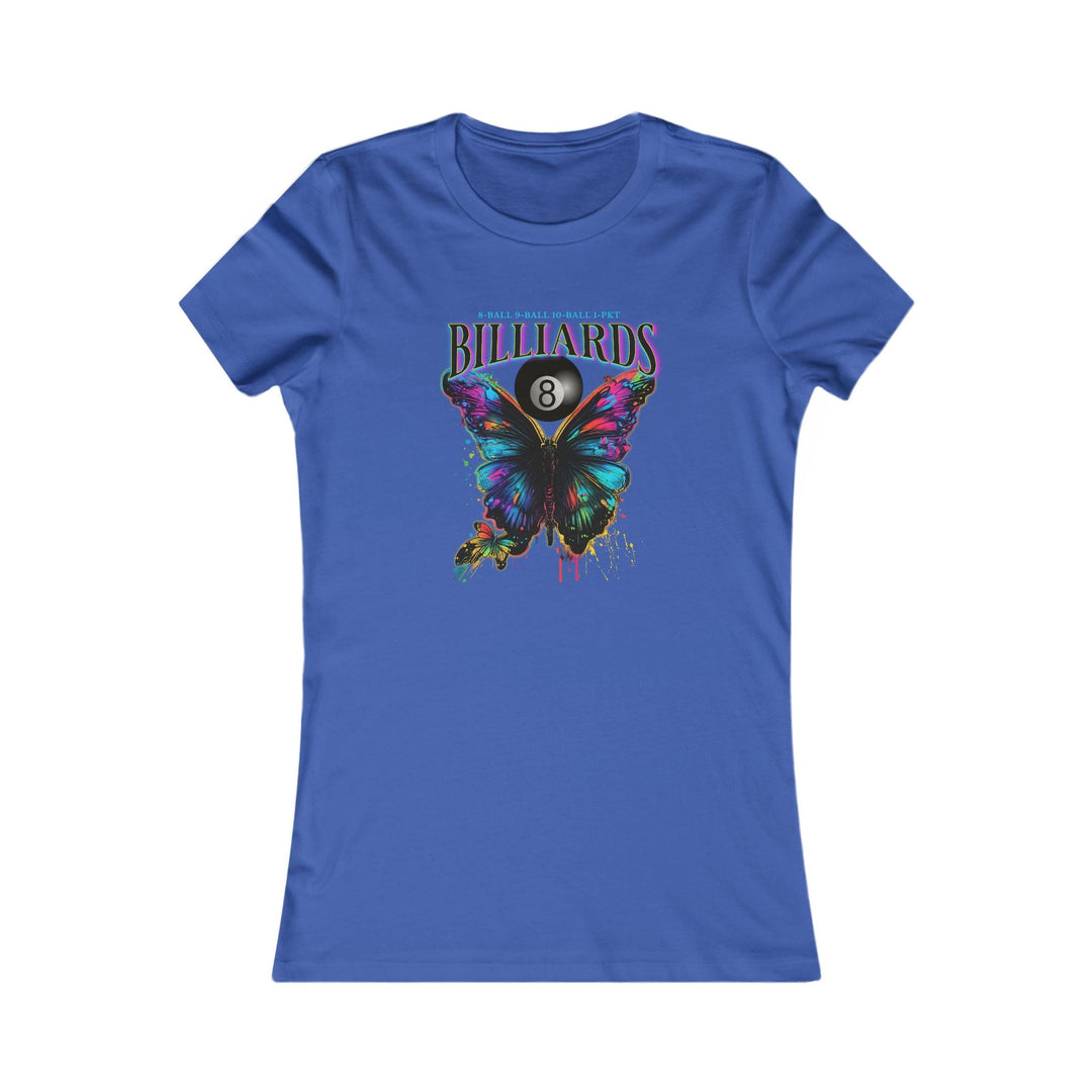 Butterfly Billiards - Women's Fitted Tee - BFLY BILLIARDS