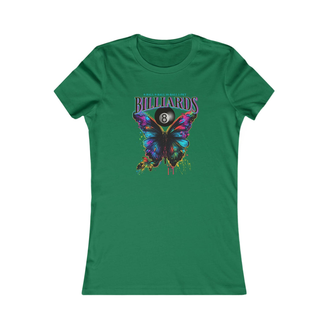 Butterfly Billiards - Women's Fitted Tee - BFLY BILLIARDS