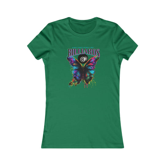 Butterfly Billiards - Women's Fitted Tee - BFLY BILLIARDS