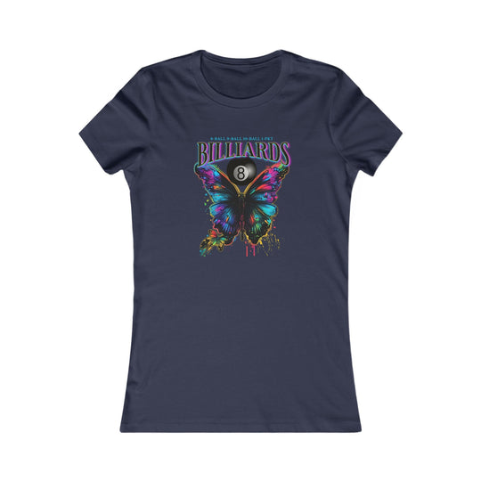 Butterfly Billiards - Women's Fitted Tee - BFLY BILLIARDS