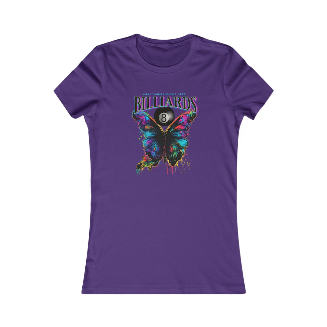 Butterfly Billiards - Women's Fitted Tee - BFLY BILLIARDS