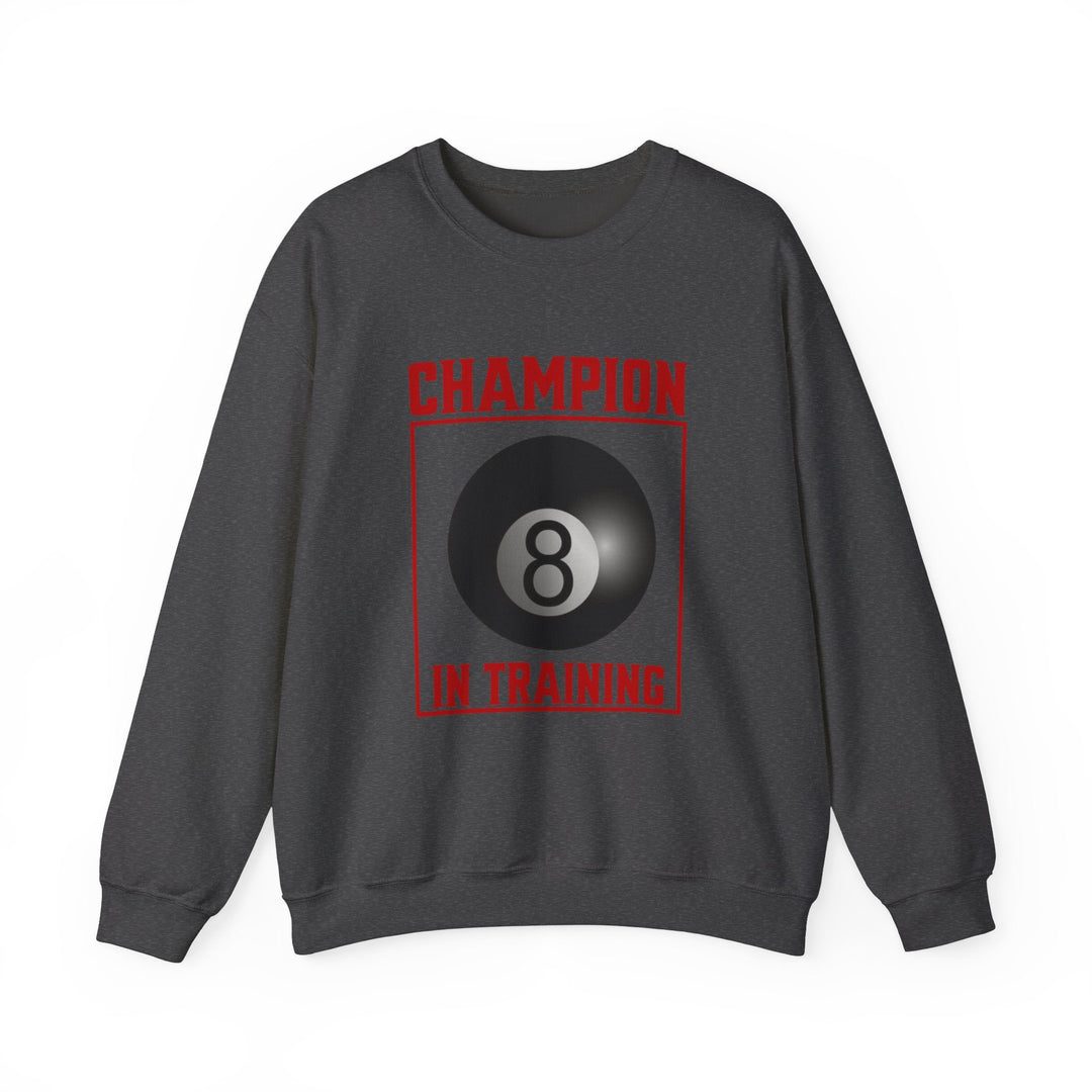 Champion in training - 8 Ball - Unisex Crewneck Sweatshirt - BFLY BILLIARDS